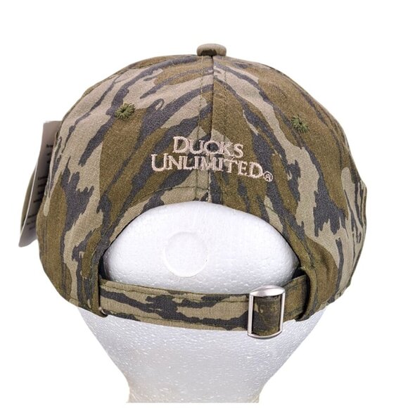 Ducks Unlimited Baseball Hat Mossy Oak Camo Bottomland Strapback Adjustable New - Picture 4 of 9